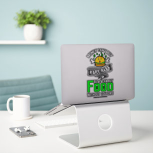 Geld kan geen geluk kopen, maar het kan Vinyl Stic Sticker