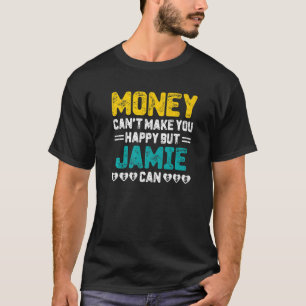 Geld kan je niet gelukkig maken Jamie kan grappige T-shirt
