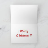 Geld Kerst Kaart (Binnen)