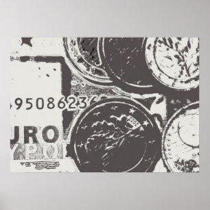 Geld laat de wereld draaien poster