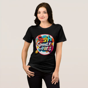 "Geld lacht sprankelend" Tri-Blend Shirt