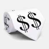 Geld? Mannen Ugly Designer Stropdas (Opgerold)