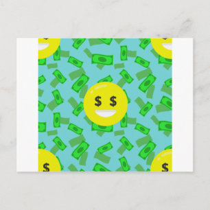 geld met emoji briefkaart