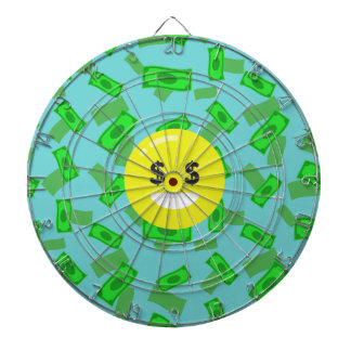 geld met emoji dartbord