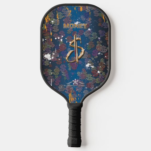 GELD PICKLEBALL PADDLE (Achterkant)