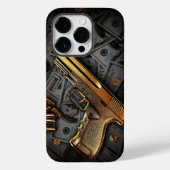 Geld pistool Case-Mate iPhone case (Achterkant)