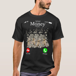 Geld roept geld op, grappige zakenman t-shirt