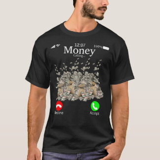 Geld roept geld op, grappige zakenman t-shirt