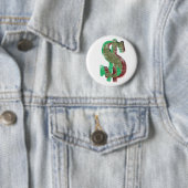Geld Ronde Button 5,7 Cm (In situ)