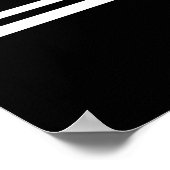 Geld slaapt nooit - drukte, grind, succes poster (Hoek)