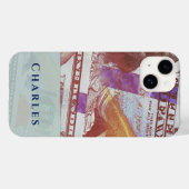 Geld Telefoon Persoonlijke naam iPhone 14 Case-Mate iPhone Case (Achterkant (horizontaal))