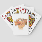 Geld vasthouden pokerkaarten (Achterkant)