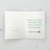 Geld Verjaardag Kaart (Binnen)