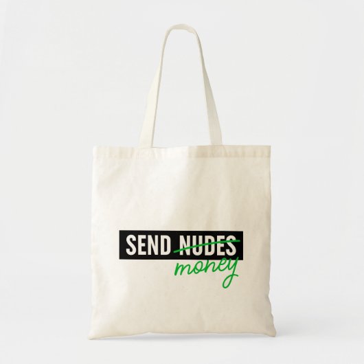 Geld verzenden tote bag (Voorkant)