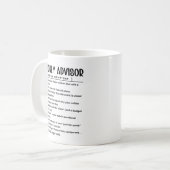 Geldadviseur Koffiemok (Voorkant links)