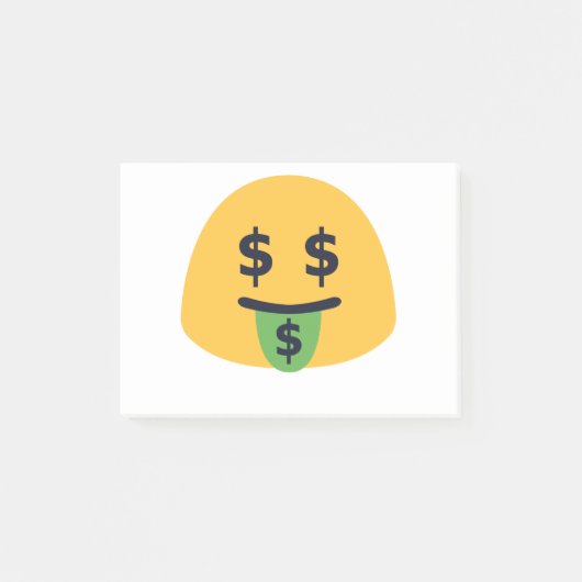 Geldbek Emoji Post-it® Notes (Voorkant)