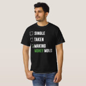 Geldbewegingen maken t-shirt (Voorkant volledig)