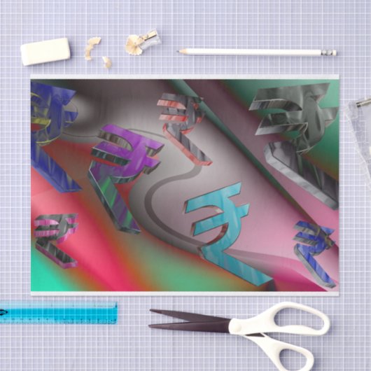 geldborden tissuepapier (Craft)