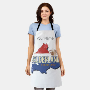 Gelderland Nederland  kaart Nederlands Souvenir Schort