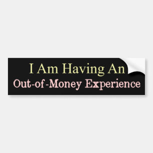 Geldervaring grappig bumpersticker