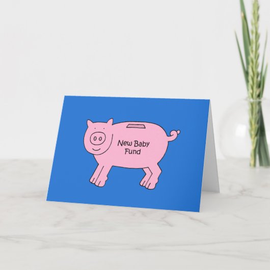 Geldgeschenk bijgesloten nieuw babyfonds kaart (Voorkant)