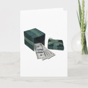 GeldGroenGiftBox112611 Feestdagen Kaart