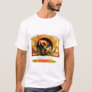  geldkaartjes roken Cigar Box Label Art T-shirt