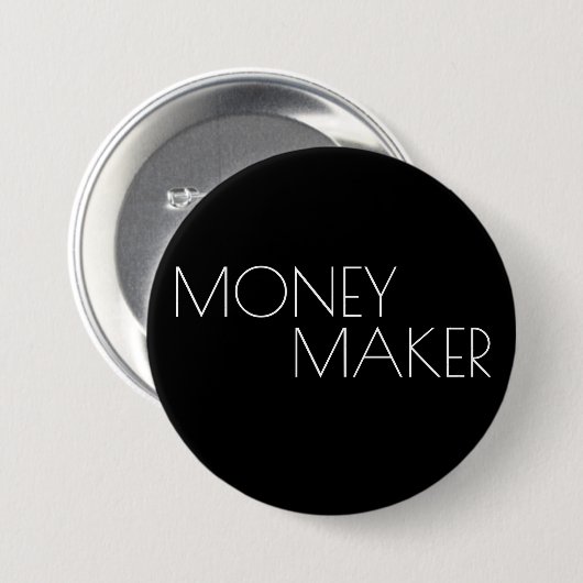 Geldmaker — eenvoudige Button (Voorkant /achterkant)