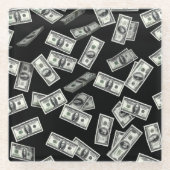 Geldmaker Glazen Onderzetter (Voorkant)