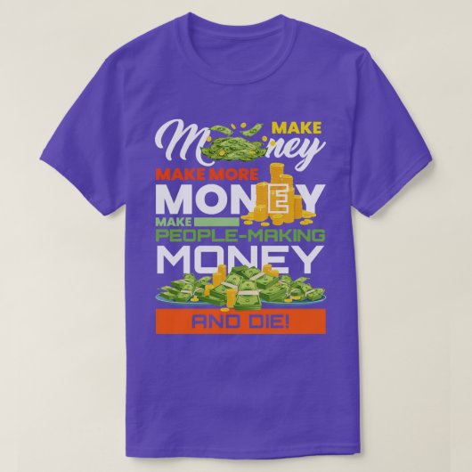 Geldmarkthandel T-shirt (Design voorkant)