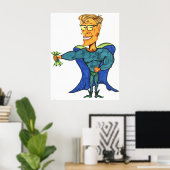 Geldmiddelen Man Poster (Thuiskantoor)