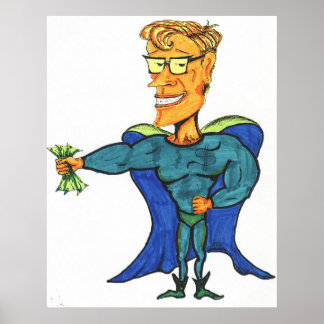 Geldmiddelen Man Poster