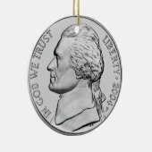 Geldornament. Keramisch Ornament (Rechts)