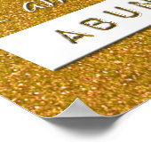 Geldrijkdom Yoga Mindful Quote Poster (Hoek)