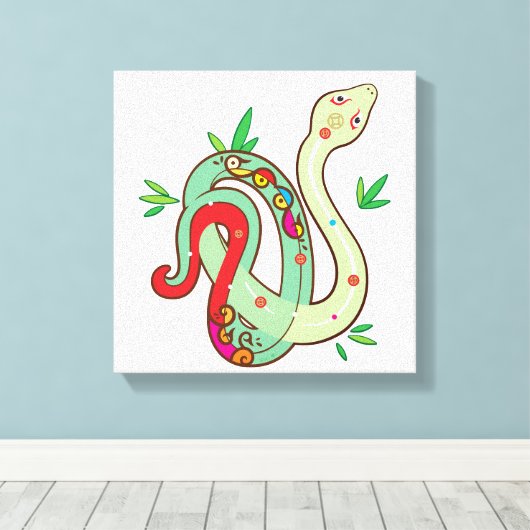 Geldslang Canvas Afdruk (Insitu (Houten vloer))