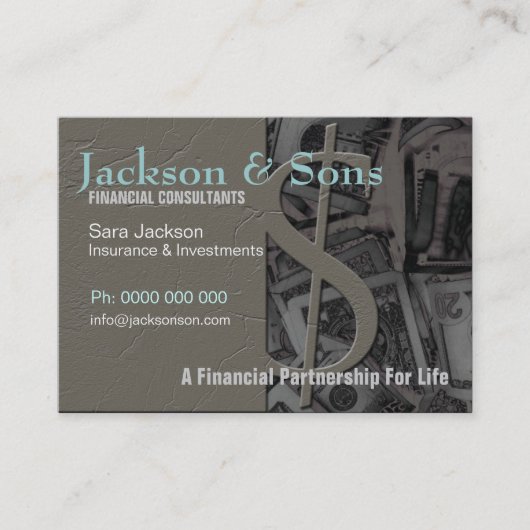 Geldspecialiste grote Visitekaartjes (Voorkant)