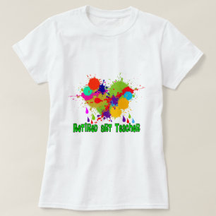 Geldt voor kunstleraren in ruste t-shirt