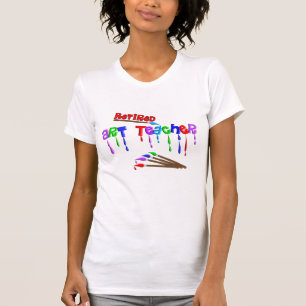 Geldt voor kunstleraren in ruste t-shirt