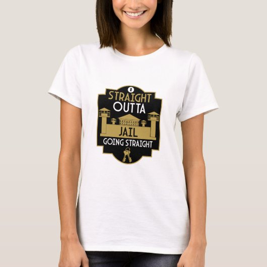 Geldt vrijlating gevangenisstraf in de gevangenis t-shirt (Voorkant)