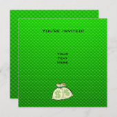 Geldzakken; Groen Kaart (Voorkant / Achterkant)