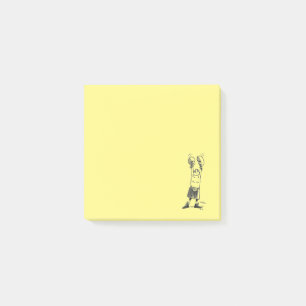 Gele 3x3 de notastootkussens van de winnaar post-it® notes