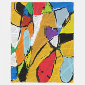 Gele Abstracte deken (Voorkant)