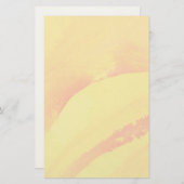 gele achtergrond. waterverf op papier (Voorkant / Achterkant)