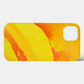 gele achtergrond. waterverf op papier Case-Mate iPhone case (Achterkant (horizontaal))