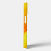 gele achtergrond. waterverf op papier Case-Mate iPhone case (Achterkant / Rechts)