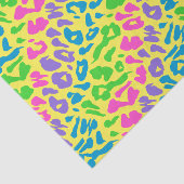 Gele achterkant luipaard tissuepapier (Detail)