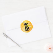 Gele Ananas Sticker (Envelop)