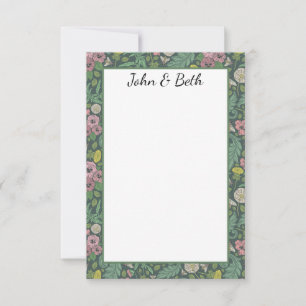  gele andelions roze gele gezichtsvelden pansies bedankkaart