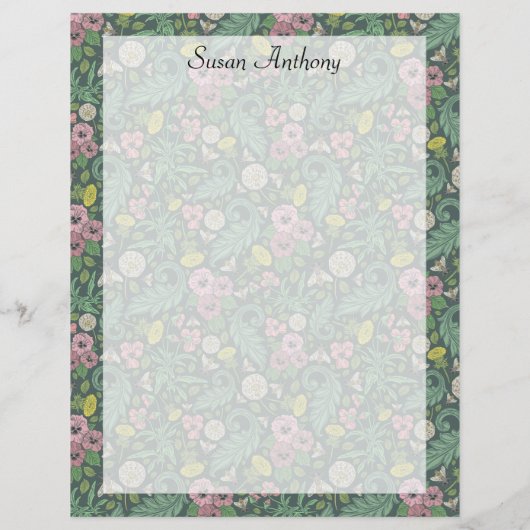 gele andelions Roze Roze gezicht papier (Achterkant)