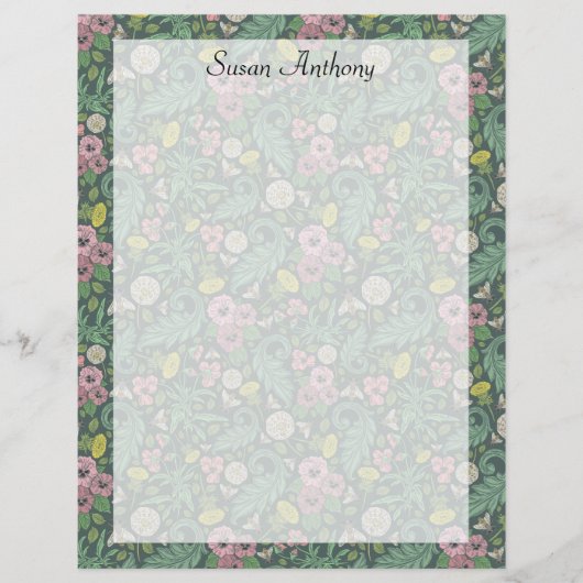 gele andelions Roze Roze gezicht papier (Voorkant)